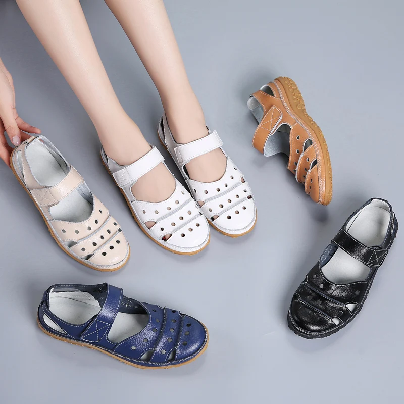 Women Sandals Leather Beach Outdoor Shoes Casual Large Size women sandals,comfortable sandals