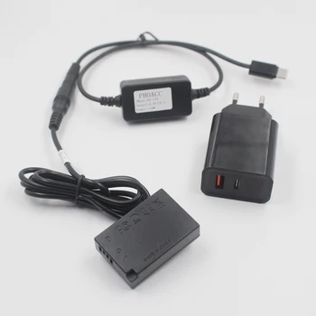 

USB C Cable Charger PD 12V Power Bank LP-E17 DR-E18 Dummy Battery for Canon EOS 750D Kiss X8i T6i 760D T6S 77D 800D 200D