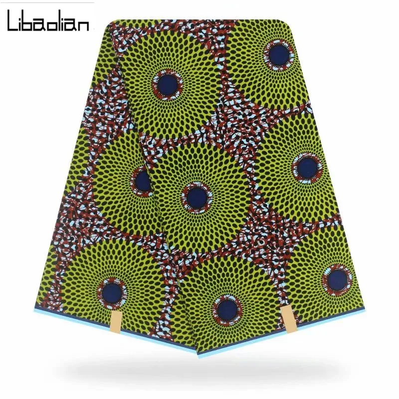 Отличный дизайн настоящий голландский настоящий воск, африканская набивная ткань хлопок высокое качество африканская Анкара воск Дашики ткань F11