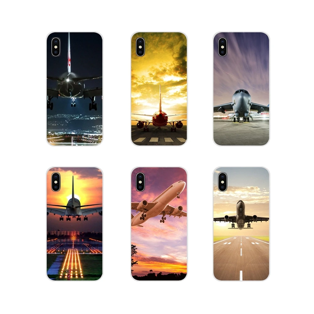 Accessories Phone Cases Cover Airplane Sunrise aircraft plane For Samsung Galaxy A3 A5 A7 A9 A8 Star A6 Plus 2018 2015 2016 2017 | Мобильные