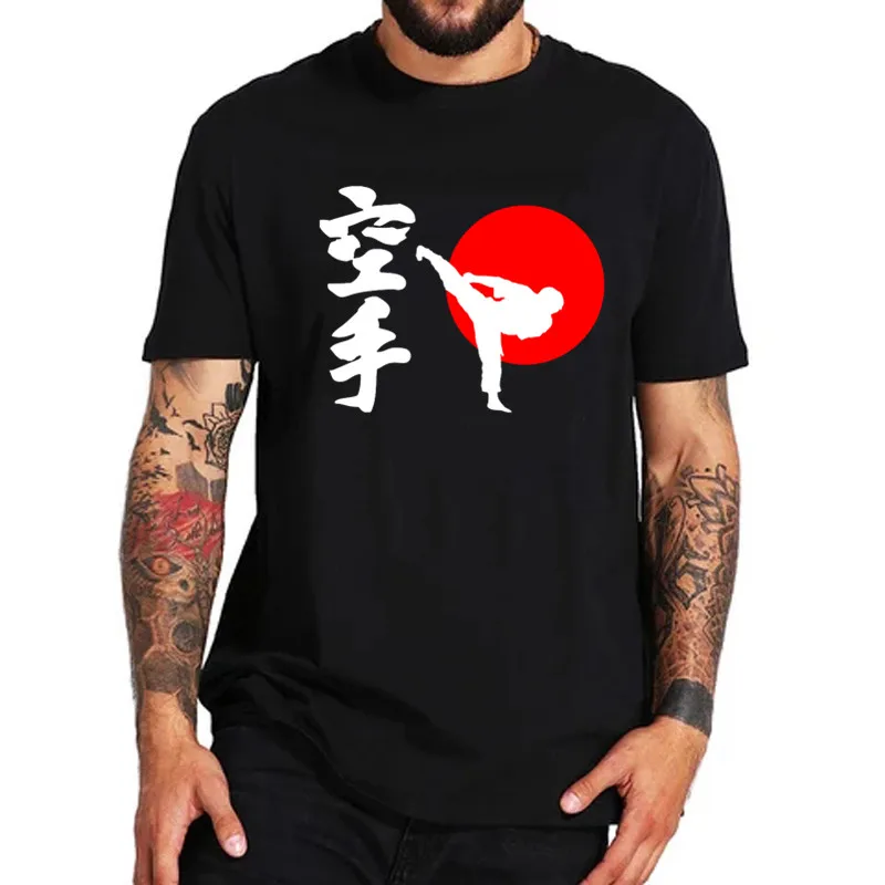 2019 новые японские аниме Shotokan мужские футболки Kyokushinkai Kan Kyokushin карате повседневные