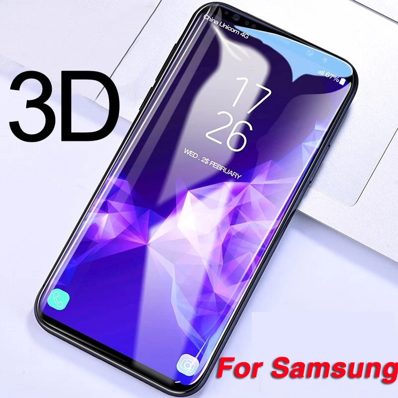 

Glass on the for samsung galaxy s9 plus note 9 screen protector s9plus 9splus samsyng samsun 9s s screenprotector armor sheet