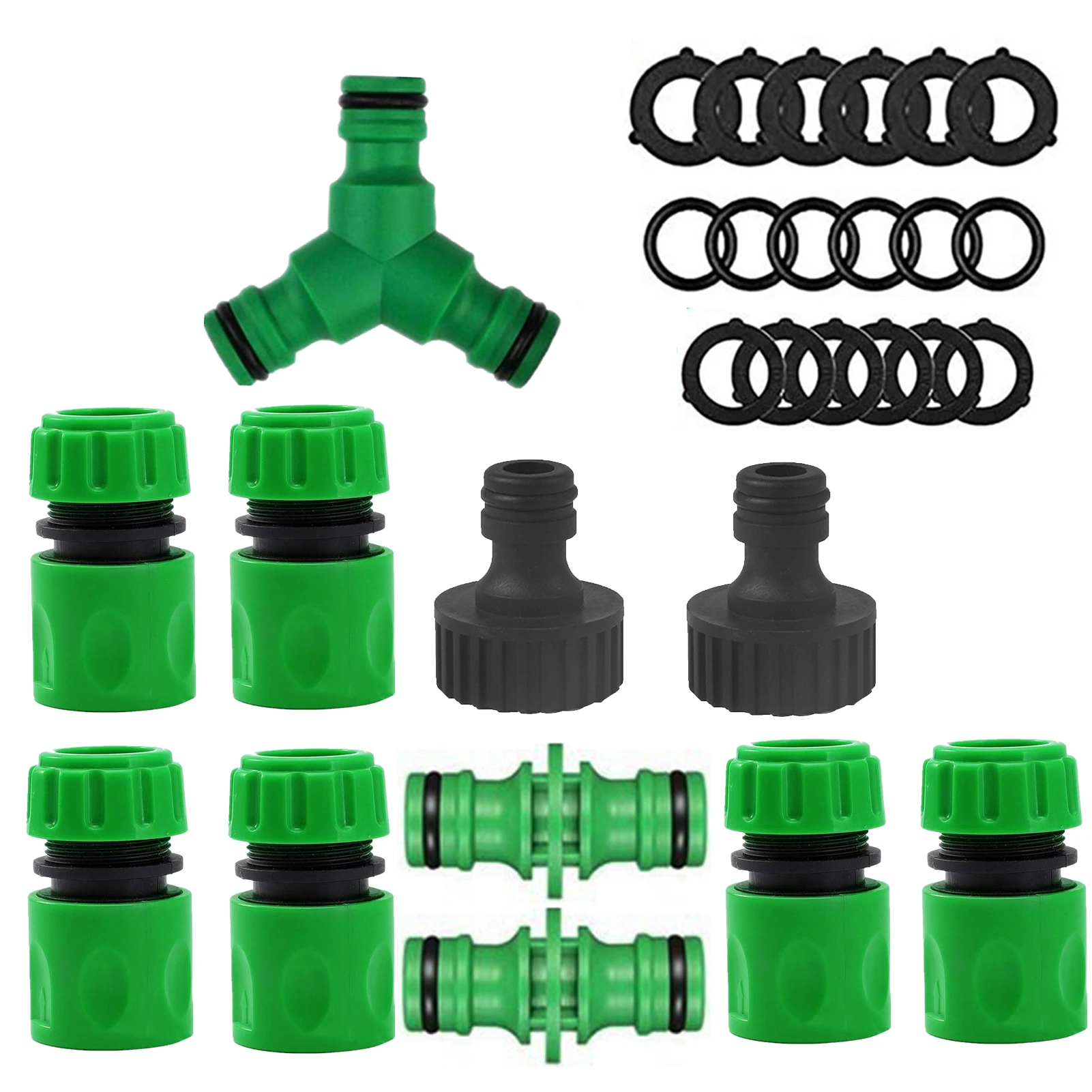 

Garden Hose Connector Set Garden Drip Hose Quick Connect Fittings Pipe Connector Irrigation Accessories