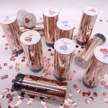 

Metallic Rose Gold Confetti Party Popper Cannons Handheld Fireworks Wedding Party Christmas Birthday New Year Celebration