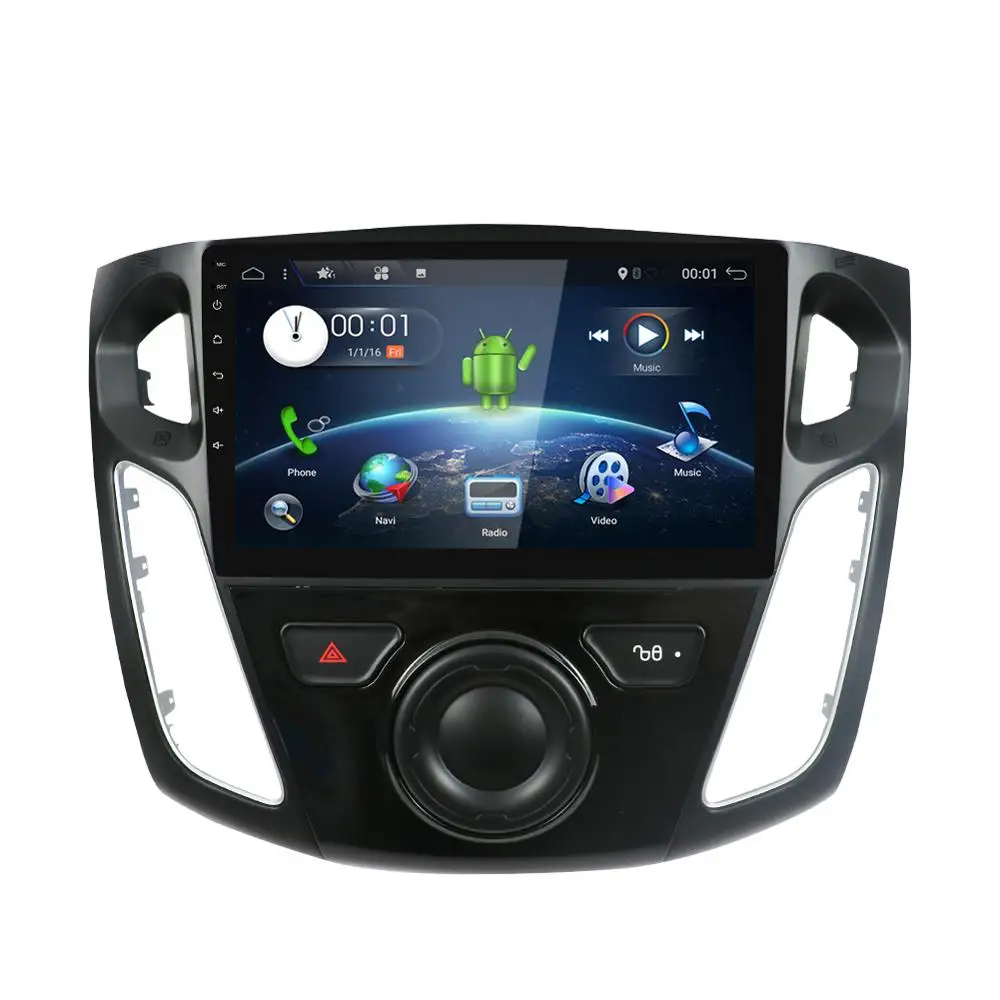 4G RAM 1 din Android 10 gps forFord Focus 3 2012 2013 2014 2015 автомобильный радиоприемник стерео WIFI RDS