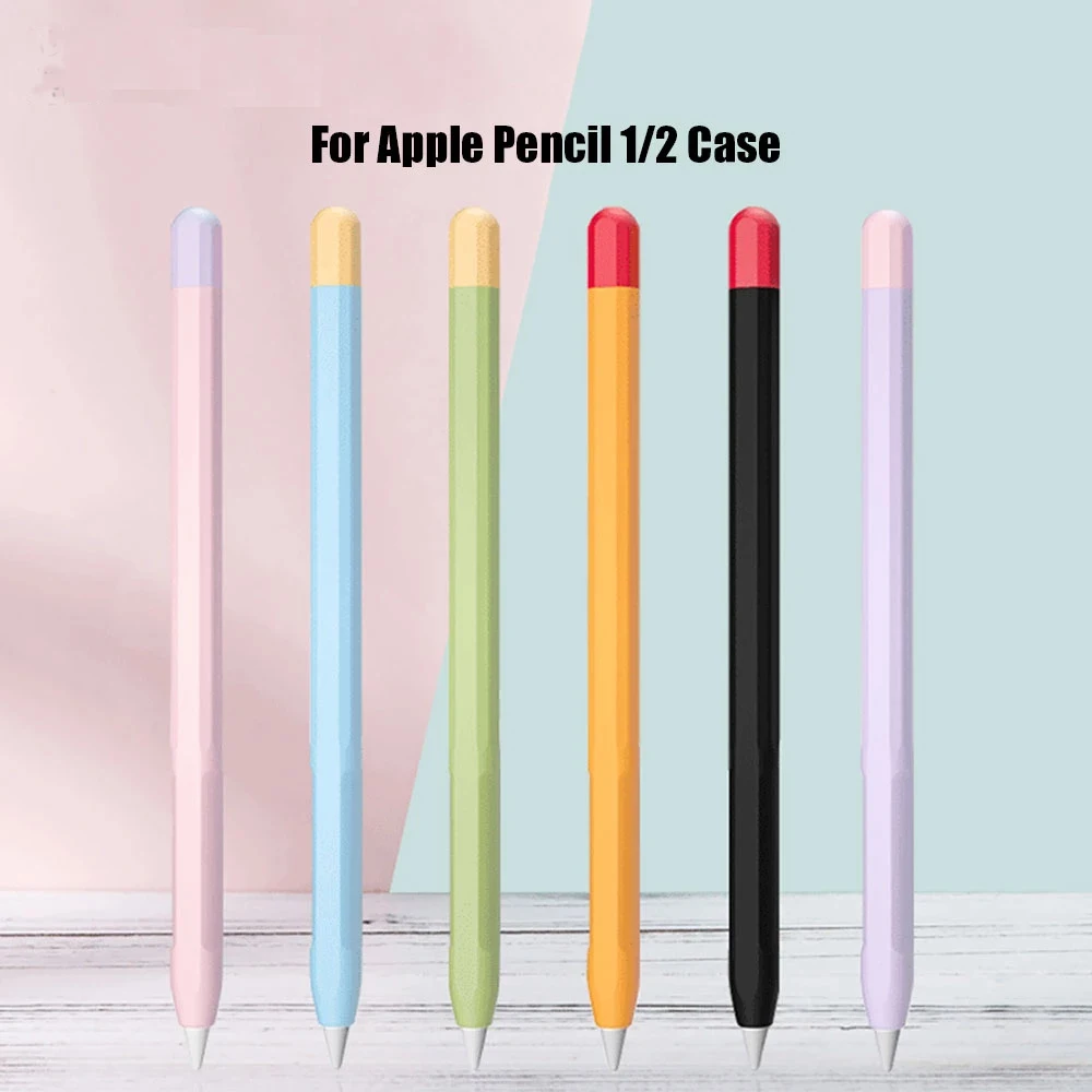 For Apple Pencil 1/2 Soft Silicone Case Tablet Touch Stylus Pen Protective Sleeve Cover Anti-Lost iPad Accessories | Компьютеры и офис