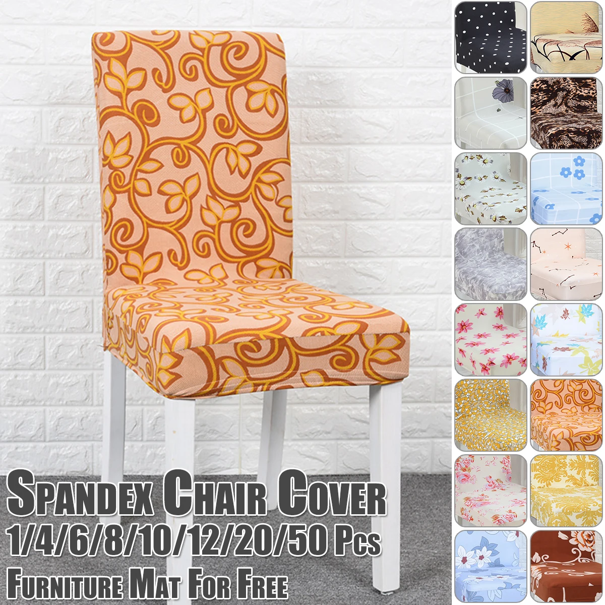 

Polar Fleece Fabric Chair Covers Wedding Spandex Chair Cover Stretch Removable Dining Seat Decorative Chair Covers sandalye D40