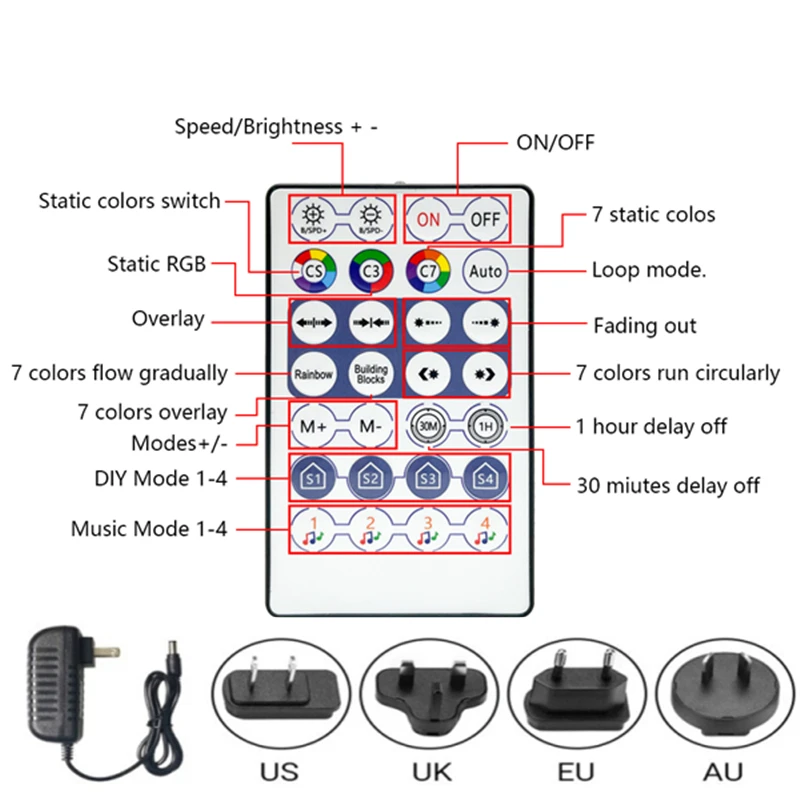 Led Ws2812b Contrôleur De Bande LED RGB SP002E WS2812B WS2811 Connecteur Usb Dc Mini 1050563