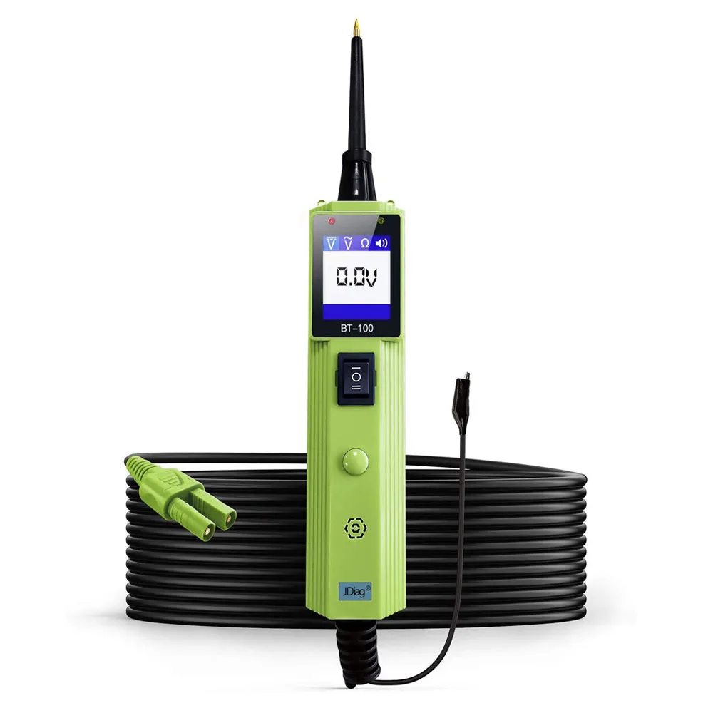 

BT-100 Vehicle Electrical Circuit Tester Portable Vehicle Electrical Circuit Tester Car Battery Tester with Extension Cable