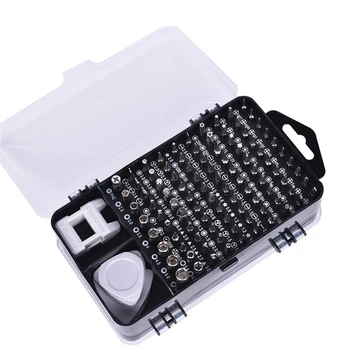 

115pcs Magnetic Precision Screwdriver Tool Set For Watch Mobile Phone Computer Disassemble Vanadium Steel Durable