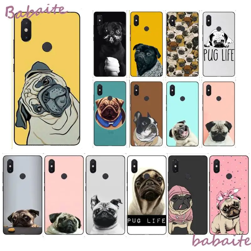 Чехол для телефона Babaite с изображением животных и милой мопса Новое поступление