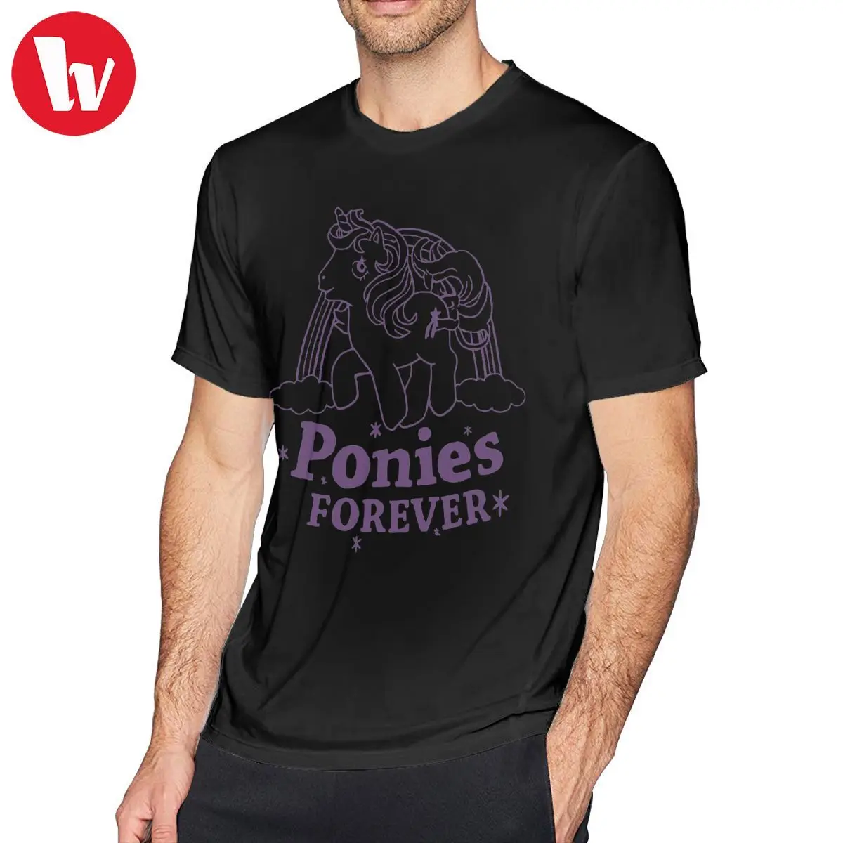 

Seconds Of Summer T Shirt Ponies Forever T-Shirt Funny Short-Sleeve Tee Shirt Printed Casual Men Tshirt
