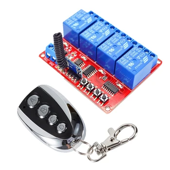 

433mhz 24V 4CH 30m Wireless Remote Control Switch Receiver + Transceiver
