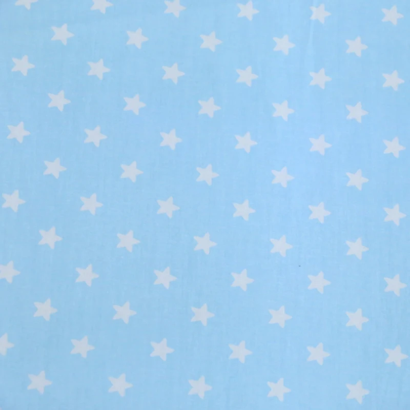Печатные животные звезды хлопчатобумажная ткань для изготовления одежды швейная простыня Лоскутная Ткань наволочка DIY ткани для ребенка - Цвет: FA190057-2