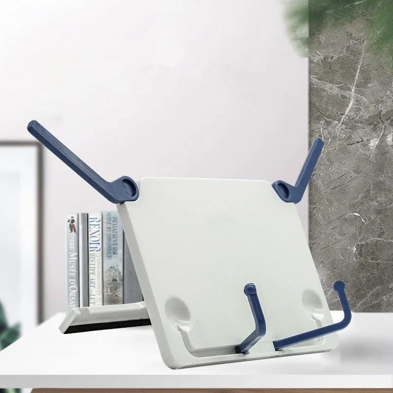 0-180 Degrees Adjustable Bookend Stand Reading Holder Book Recipe Shelf Folding Organizer for Music Score Tablet | Канцтовары для