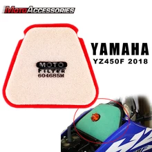 Foam Air Filter Cleaner Yamaha YZ450 Oil Filter Replacement For Yamaha Motorcycle YZ450 YZ250 WR250 WR450 Moto Accessories