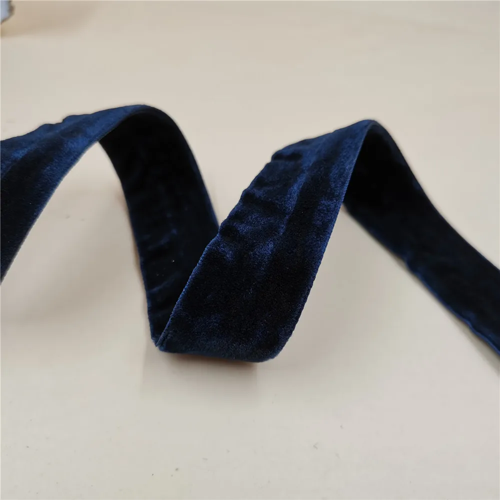 25mm navy velvet 1