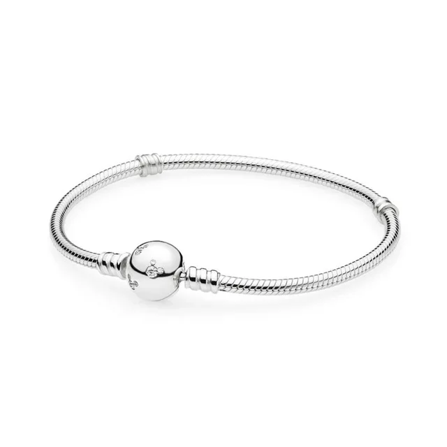 PDB SL 30 925 пробы Серебряные Оригинальные PAN браслеты для женщин Шарм Diy браслет не выцветает Высокое качество 1:1 шаблон - Цвет камня: Цвет: желтый