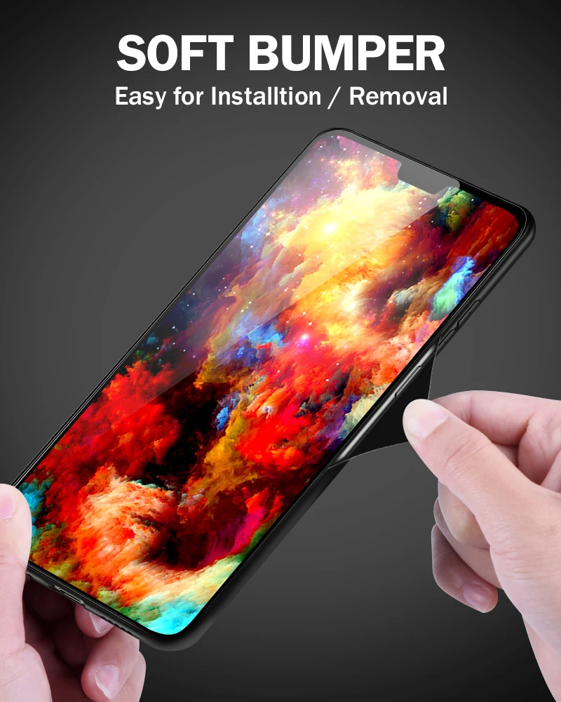 Чехлы из закаленного стекла для huawei Enjoy 9s Mate20 Lite Pro Nova 2 3i 4 P Smart+ P20 P30 Honor Play Star противоударный защитный чехол
