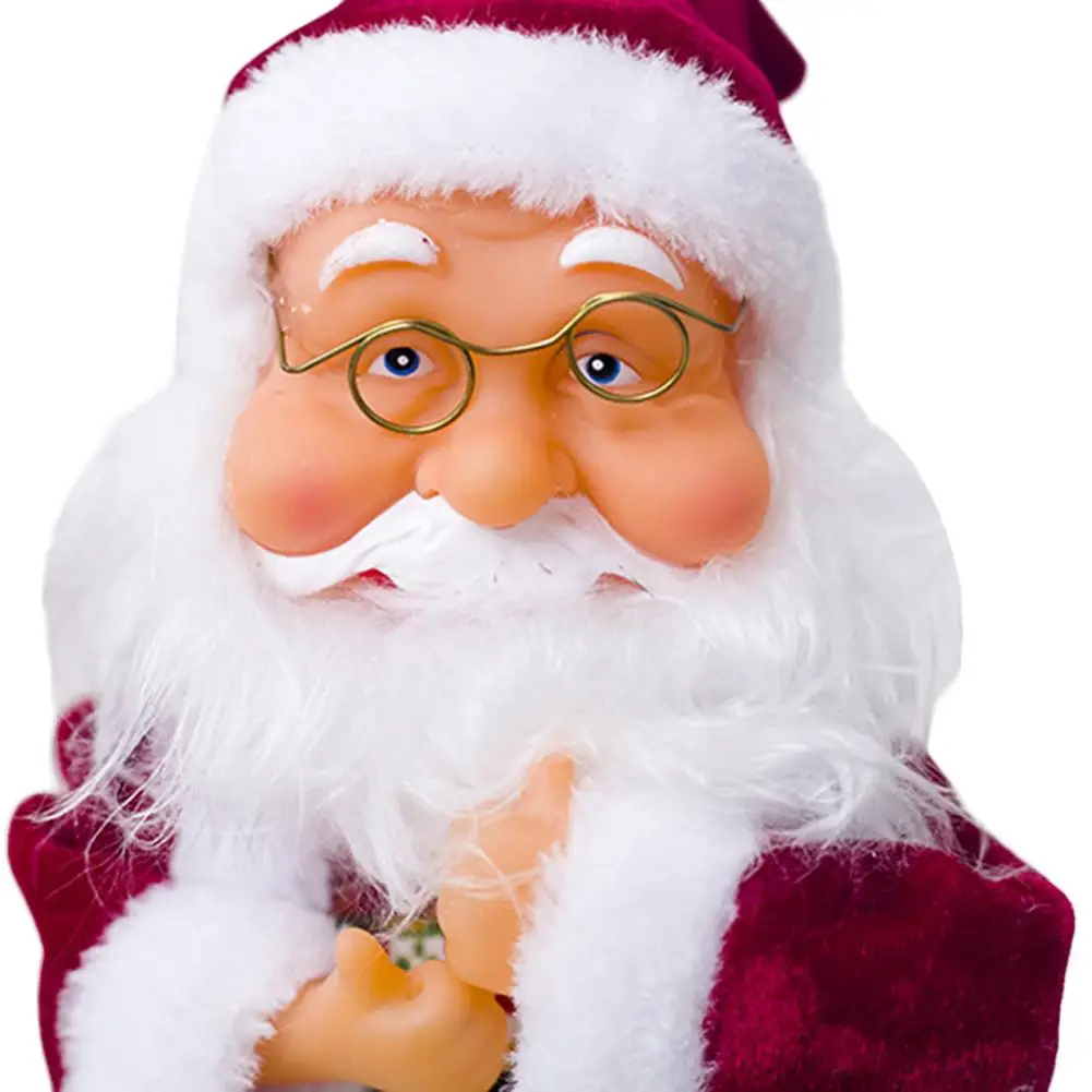 Рождественская электрическая форма Санта-Клауса музыкальные куклы забавная форма Санта-Клауса игрушки украшения Рождественские инновационные Украшения Большая распродажа