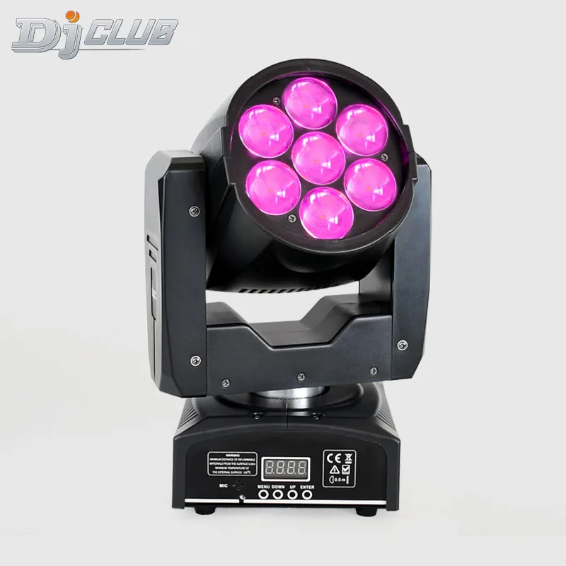 

Lyre 7*12W 4In1 Rgbw Moving Wash Zoom Light Beam Bar Dj Stage Lighting For Event Party Disco Lamp