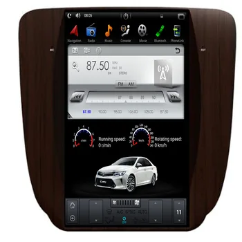 

Android 9 Tesla style Car GPS Navigation For GMC Yukon 2007-2011/Wooden headunit multimedia radio tape recorder IPS no DVD auto