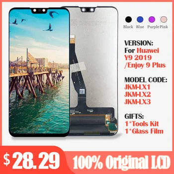 

Original 6.5" Display for Huawei Y9 2019 LCD Display+Touch Screen Digitizer Assembly LCD for Huawei Enjoy 9 Plus Display Replace