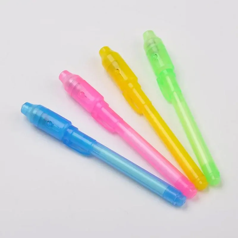 UV invisible ink Lamp Pen children's stationery two-in-one multi-function highlighter painting toy gift for children
