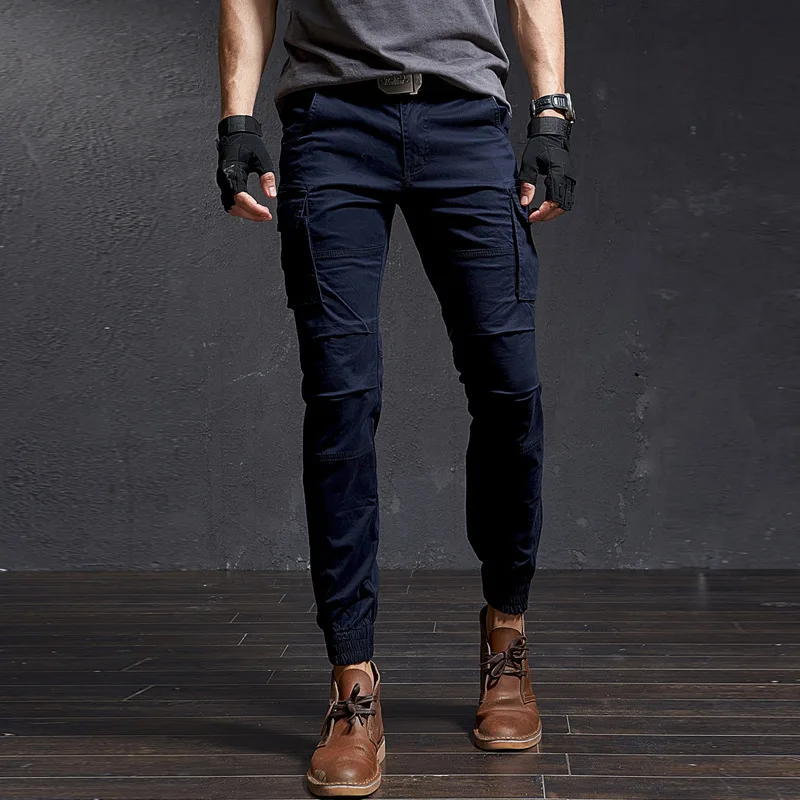 Tactical pants Fashion Slim Camouflage Casual Tactical Cargo Pants Male Streetwear Harajuku Joggers Men Clothing Camo Trousers