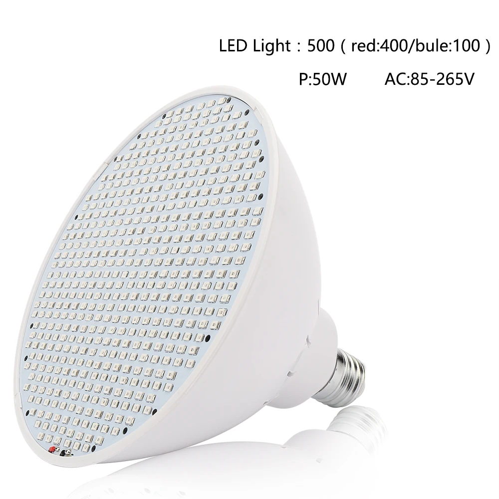 AC85 265V для гидропоники 15 Вт/40 Вт/50 Вт/80 Вт E40/E27 аквариумные светодиодные лампы