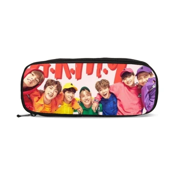 

New Design Children Wallets 3D SUGA Rap Monster JUNG KOOK Printing Kid Pencil Case School Storage Purse for Women Men Pencilcase