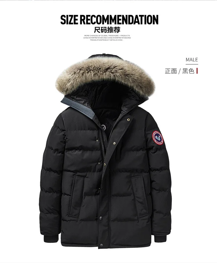 2019 winter new style mens cotton padded coat fashion cool