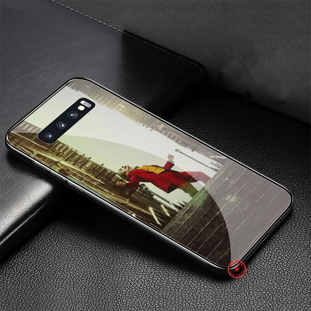 L25 в стиле «Джокер» Хоакина Феникса фильм закаленное Стекло чехол для samsung Galaxy A70 A60 A50 A40 A30 A20 A10 S8 S9 S10 Note 8, 9, 10, плюс