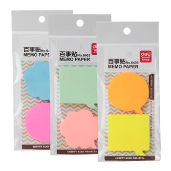 

80 sheets Korean Sticky Notes Creative Post Notepad Filofax Memo Pads Office Supplies School Stationery Scratch