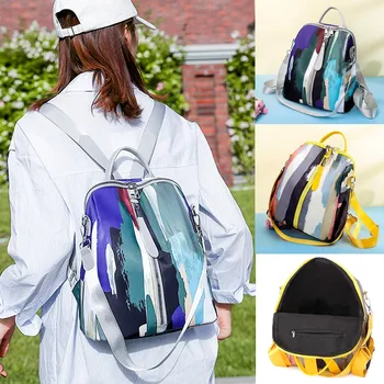 

Backpack Women Fashion Women Nylon Zipper Students Color School Bag Backpack Shoulder Bag Рюкзак Женский Сумка Мужская Mochilasa