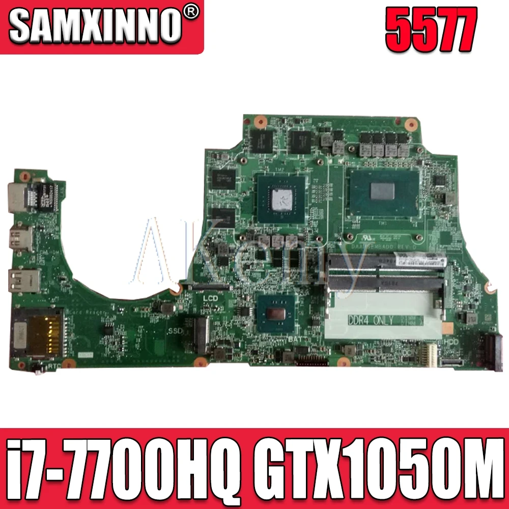 For DELL Inspiron 15 5577 Laptop Motherboard DAAM9AMB8D0 CN-0TF0TH 0TF0TH DDR4 w/ i7-7700HQ and GTX 1050 Test work | Компьютеры и офис