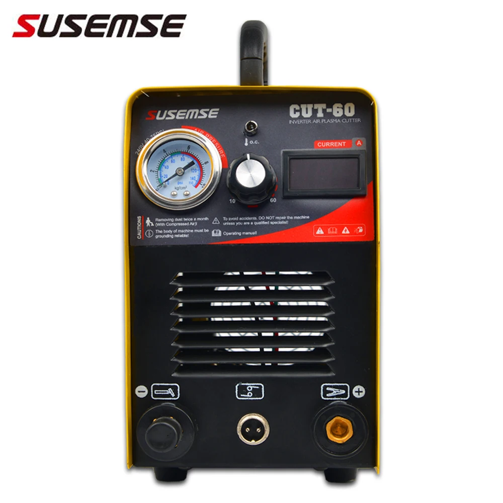 

SUSEMSE CUT60 IGBT Plasma Cutter Machine 10-60A Cutting Machine Free Cutting Consumable Kit