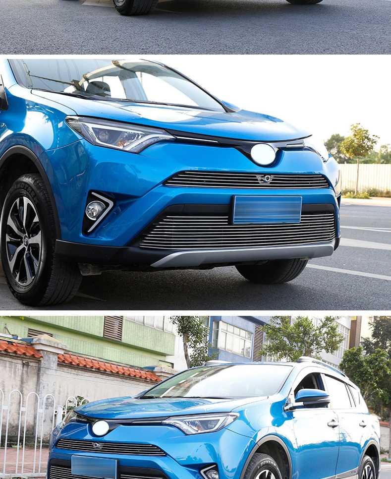 BeingWins автомобильный Стайлинг для Toyota RAV4- применим к модификации под среднюю сетку Декоративная полоса