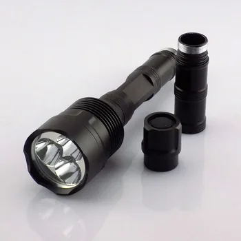 

led flashlight searchlight T6 2000lm flash light torch lamp linternas Protable tactical outdoor lamp for hunting