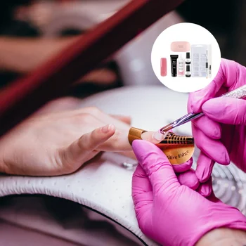 

1 Set Nail Extension Pieces Tool Kit Manicure Lamp for Home Women Store