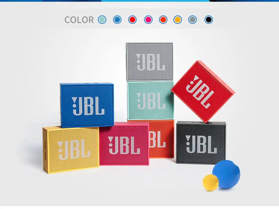 JBL GO беспроводной Bluetooth мини-динамик открытый портативный динамик Бас Звук перезаряжаемая батарея с микрофоном 5 часов работы от батареи