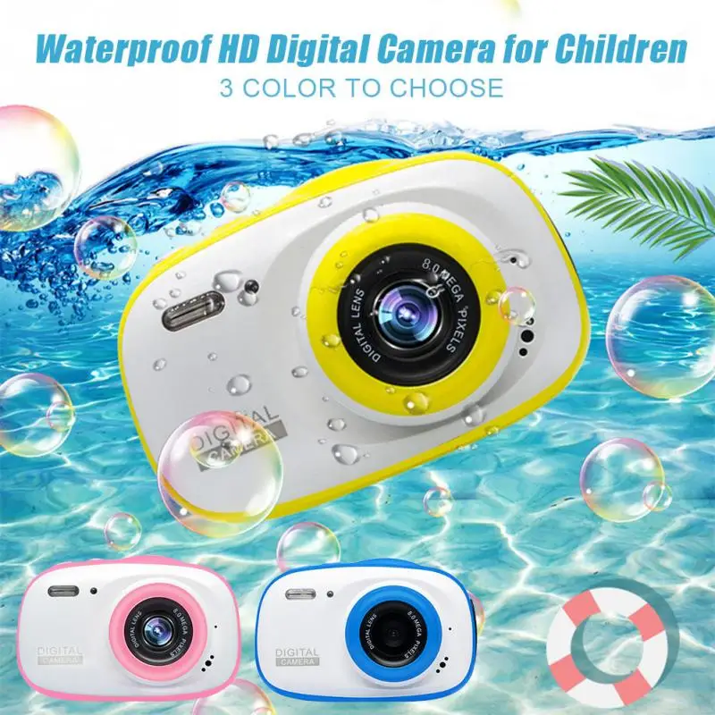 

Camcorder Educational 2 Inch HD Screen Digital Camera Birthday Mini Lightweight Waterproof Kids Gifts Toy 6X Zoom Timed Shooting