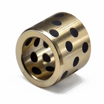 

1PCS Brass Self-lubricating Bearing Graphite Bearing Bushing Oil Sleeve Linear Graphite Copper Set Bearing Inner Dia 20mm 25mm
