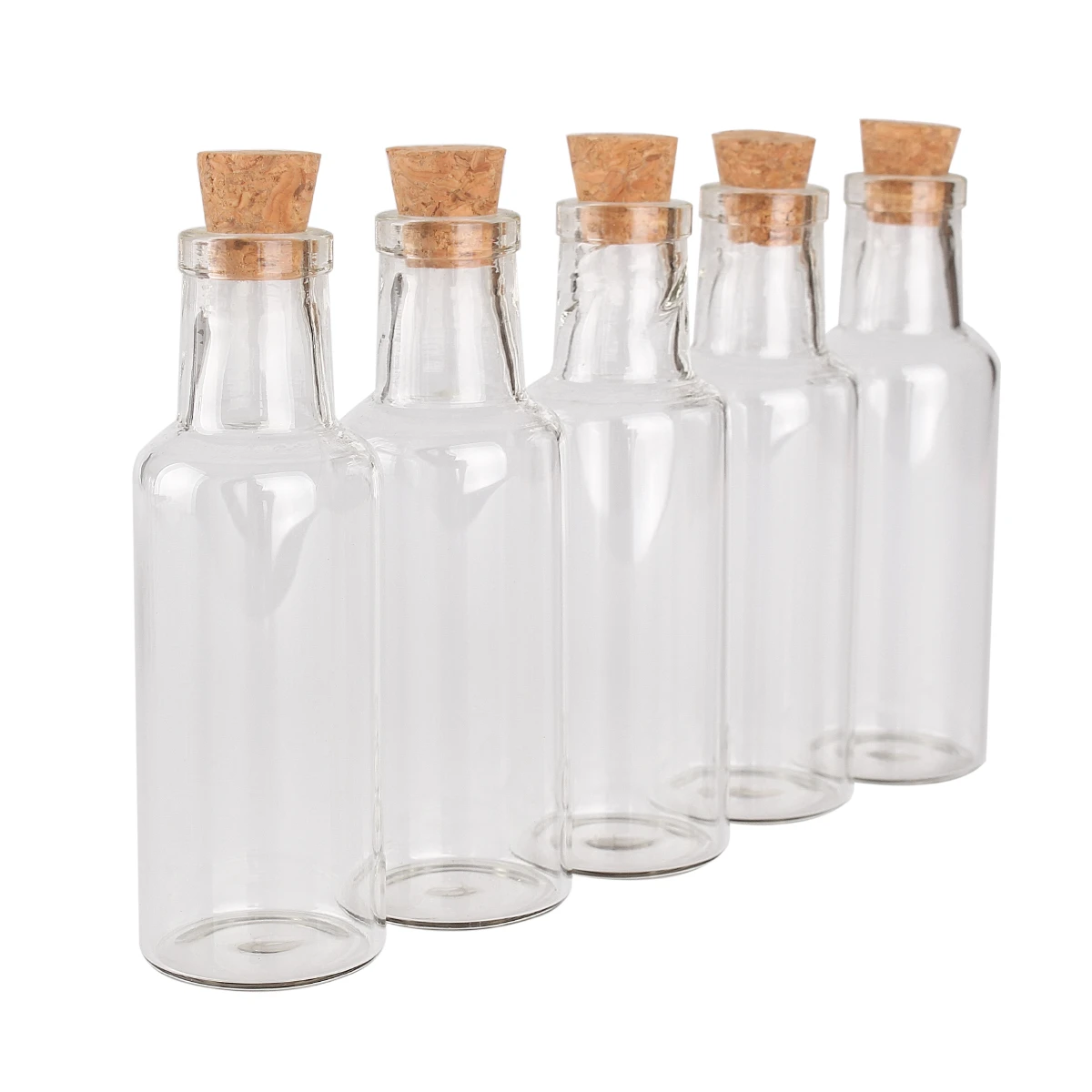 5pcs 25ml 27*80*10mm Glass Bottles Drifting Bottle With Cork Lids Spice  Jars Potion Bottles Glass Vials Glass Vessels Diy Craft - Storage Bottles &  Jars - AliExpress