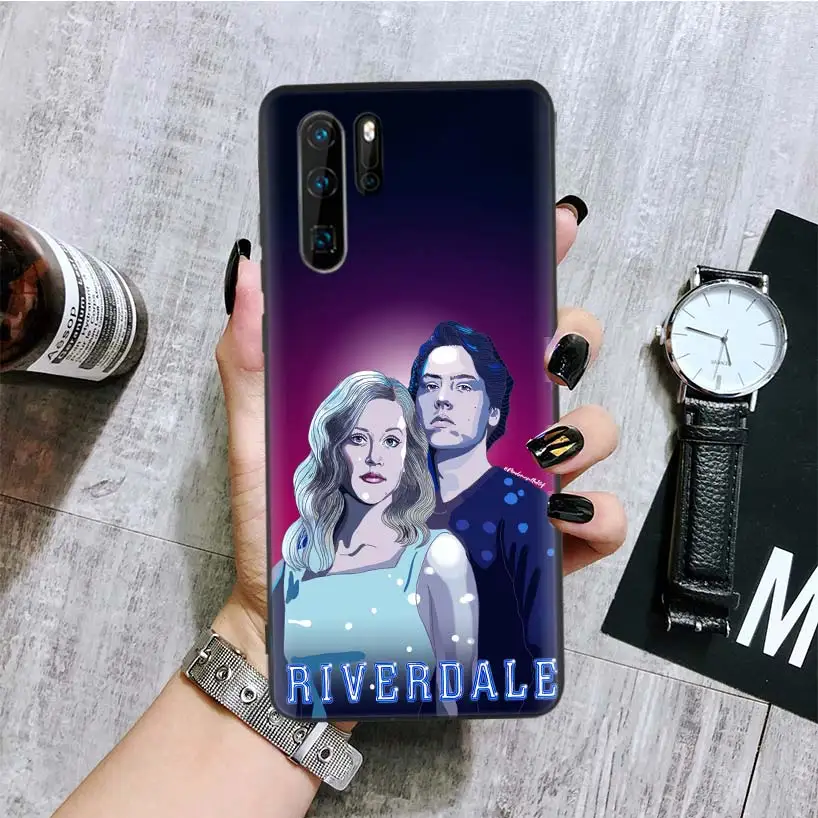 ТВ ривердейл черный чехол для телефона huawei mate 30 20 10 P30 P20 P10 Pro Lite P Smart Z роскошный Coque Shell