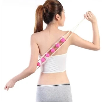 

Waist back roller massager Thin body beauty pulling massage roller Pull back massage wheel Thin waist