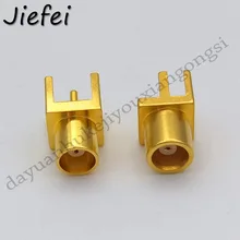 3 шт. MCX женский прямой разъем радиочастотный коаксиальный разъем адаптер для печатного монтажа/край печатного монтажа конец