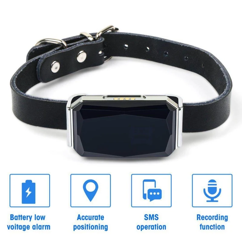  Mini Wasserdicht Haustiere GPS Locator Tracker Rastreador Tracking Haustier Hund Katze Echtzeit Fre