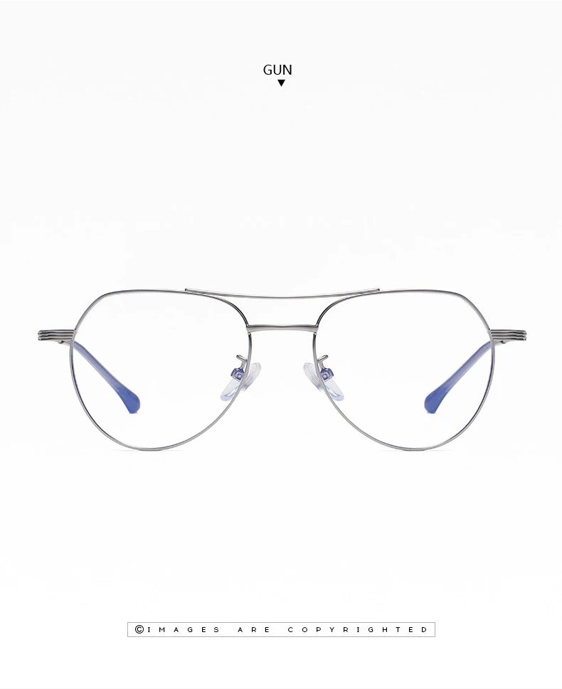 VCKA, анти-синий светильник, блокирующие компьютерные очки, металлическая оправа, мужские очки для защиты от радиации, кошачий глаз, прозрачные игровые очки