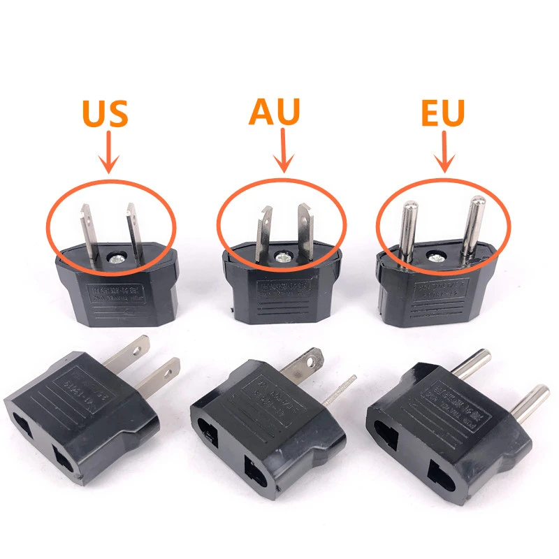 Adaptador de enchufe europeo, americano, australiano, Europeo, americano, japonés, chino, americano, Americano, Europeo, convertidor de enchufe de viaje, 1 eléctrico| - AliExpress